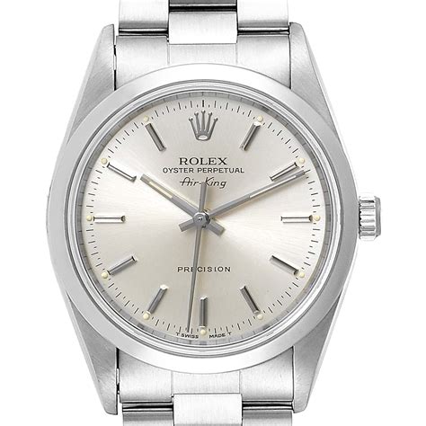 dial stainless rolex air king dial in watch parts|rolex air king reference 14000.